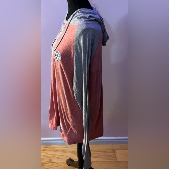 Vintage looking long sleeve Jasper hooded tee size XL - Picture 3 of 6